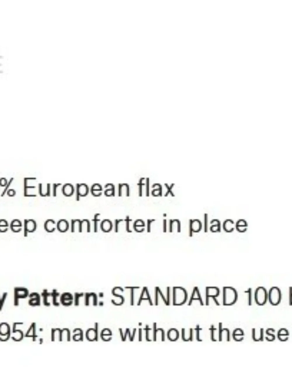 NWOT Quince K/CAL.K Pencil Stripe European Linen Duvet Cover Set. MSRP $224